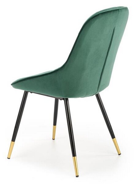 Scaun K437, verde, 49x55x88 cm