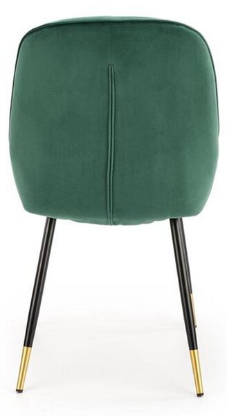 Scaun K437, verde, 49x55x88 cm