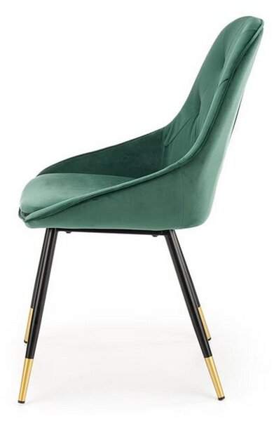 Scaun K437, verde, 49x55x88 cm