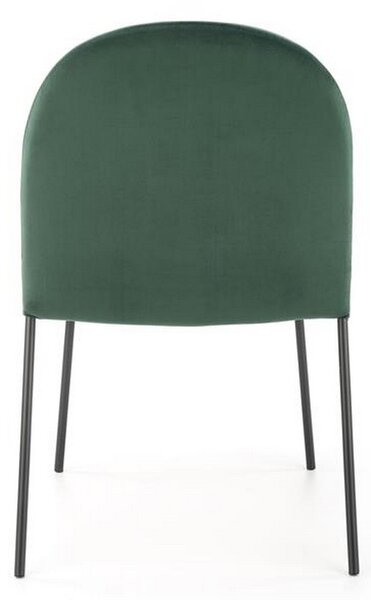 Scaun K443, verde, 50x58x84 cm