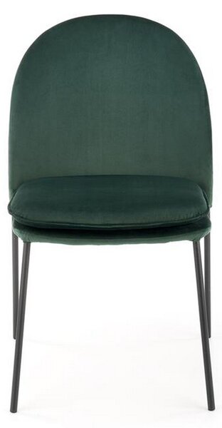 Scaun K443, verde, 50x58x84 cm