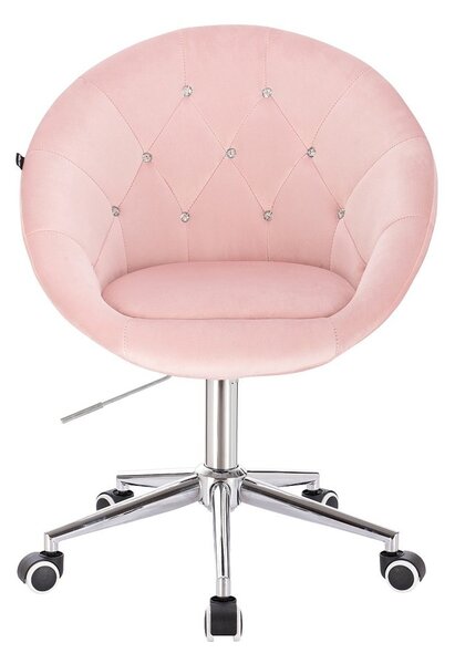 HR8516CK Roz Pudră Catifea Scaun