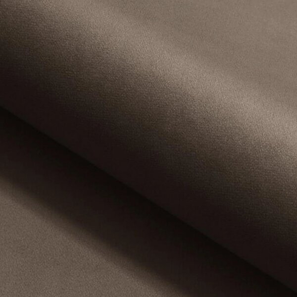 Scaun living rotativ AZALIA, cappuccino/negru, stofa catifelata/metal
