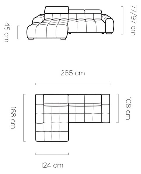 Coltar BULL S, personalizabil materiale Gama Premium, cu reglaj electr