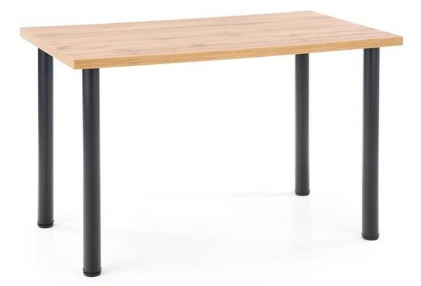 Masa sufragerie Modex 2 stejar wotan/negru, 120/68/75 CM