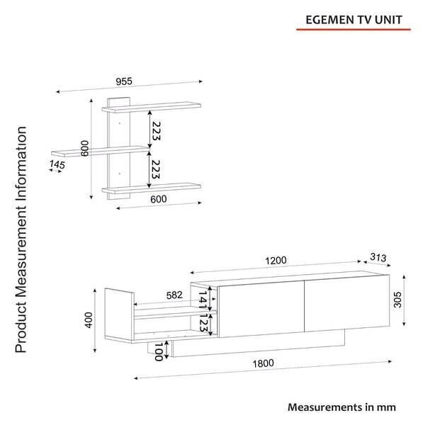 Mobilier living Eminent (Alb). 1071714