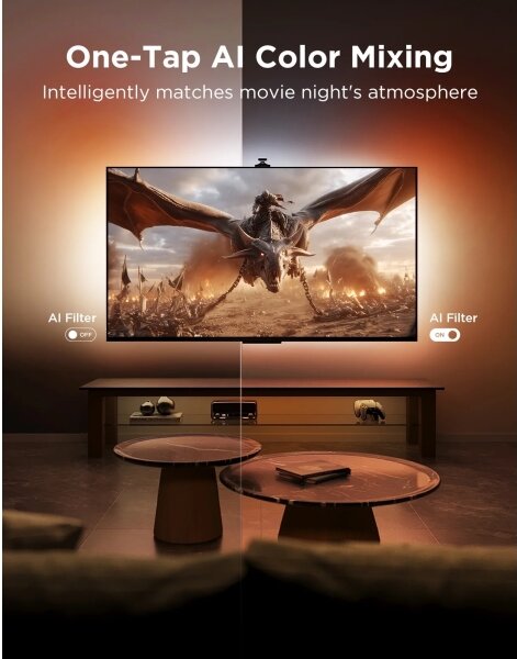 Govee - Iluminare LED SMART pentru TV Backlight 3 Pro 55-65" RGBIC Wi-Fi