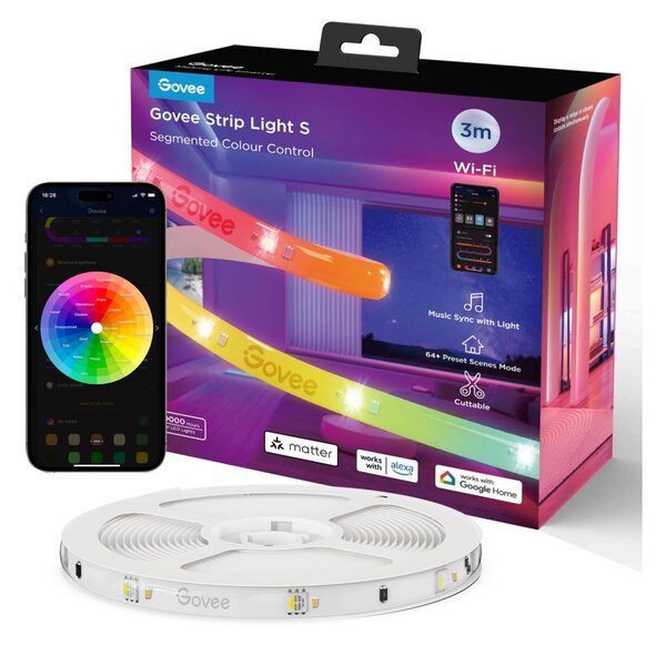 Govee - Bandă LED RGBICW SMART PRO dimerizabilă LED/12W/24V 3m Wi-Fi