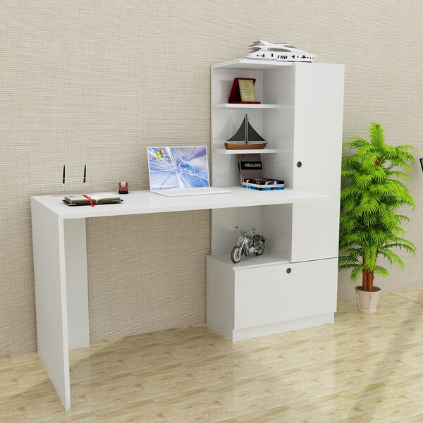 Masă PC Merino (Alb). Promo -18%. 1071813