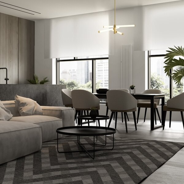 Maytoni MOD106PL-L28G3K - Lustră LED pe tijă AXIS LED/28W/230V, auriu