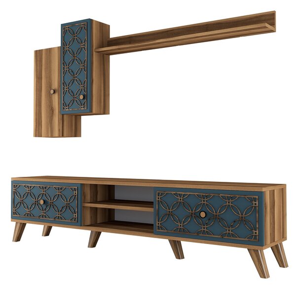 Mobilier living Clara (Nuc + Albastru). 1071856