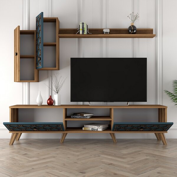 Mobilier living Clara (Nuc + Albastru). 1071856