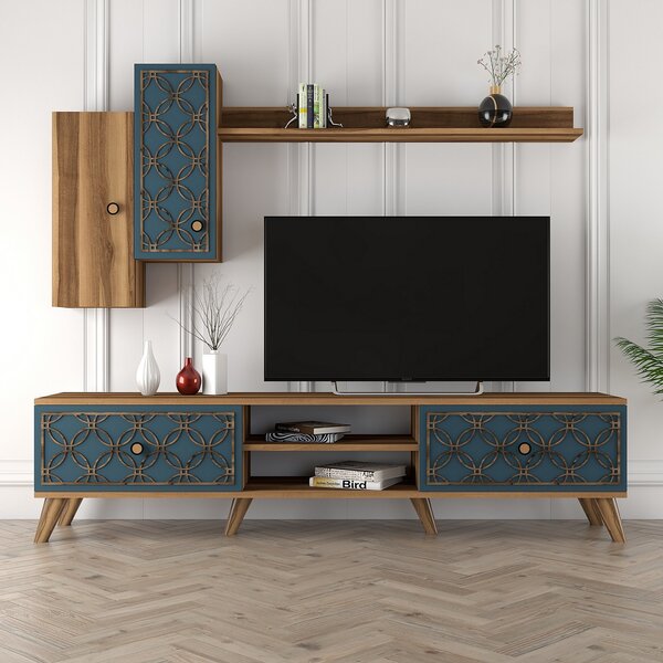 Mobilier living Clara (Nuc + Albastru). 1071856