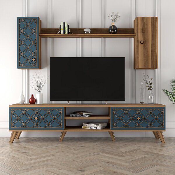 Mobilier living Clara (Nuc + Albastru). 1071856