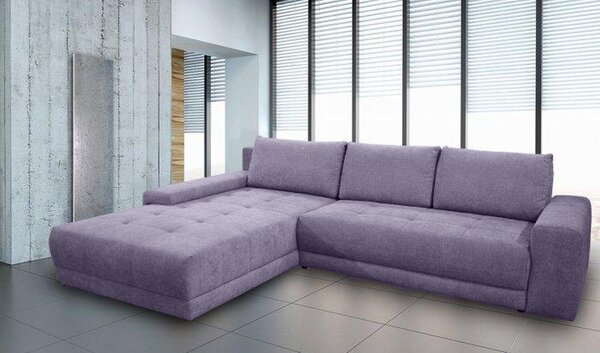 Coltar extensibil ADRIA, universal, stofa catifelata mov lila - Monoli