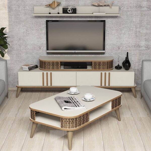 Set mobilier living Eiffel (crem). 1071890