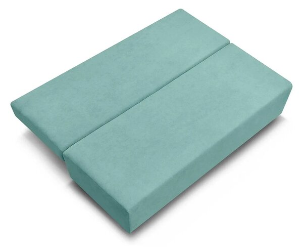 Canapea extensibila SUN, stofa catifelata verde menta - Enjoy new 18