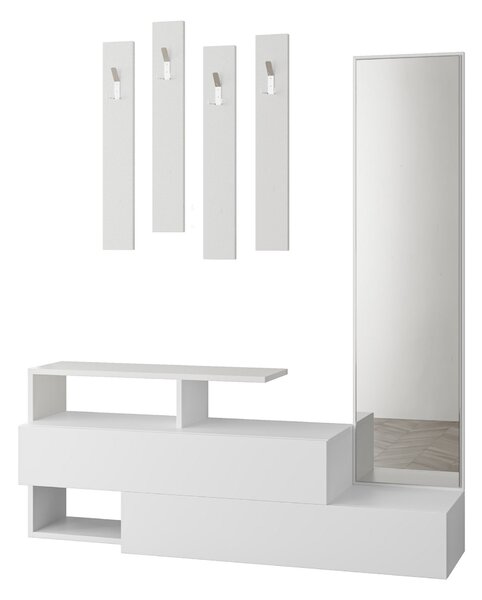 Set mobilier pentru hol Rambo (Alb). 1071911