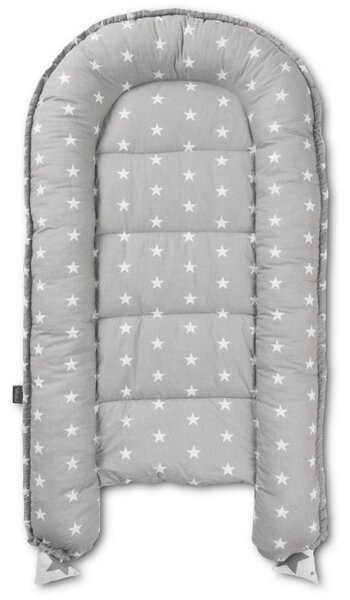 Cosulet bebelus pentru dormit Kidizi Baby Nest + pernuta plagiocefalie Kidizi Galaxy Grey