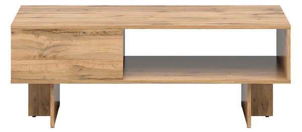 Masuta cafea ZELE, stejar wotan, PAL laminat, 120x60x46 cm