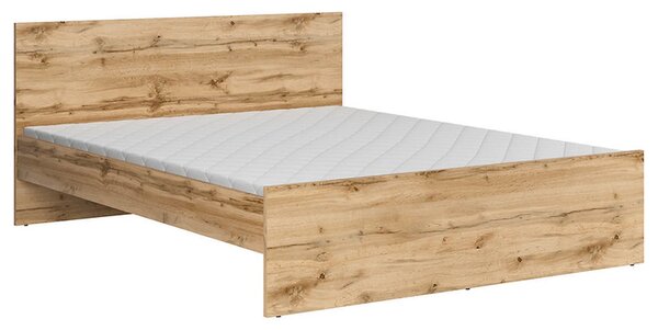 Cadru pat NUIS 160x200, stejar wotan, PAL laminat