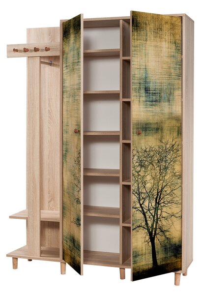 Set mobilier pentru hol Gardin (Stejar sonoma). 1072008