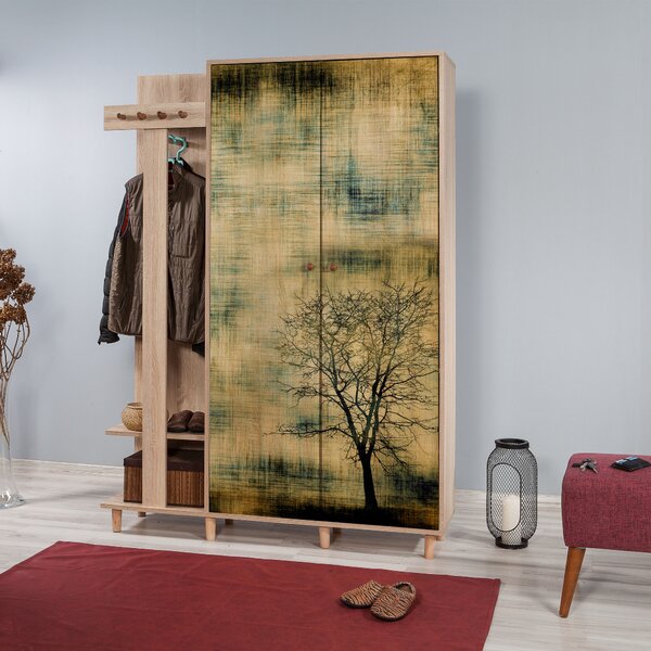 Set mobilier pentru hol Gardin (Stejar sonoma). 1072008