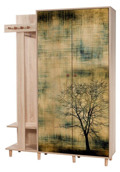 Set mobilier pentru hol Gardin (Stejar sonoma). 1072008