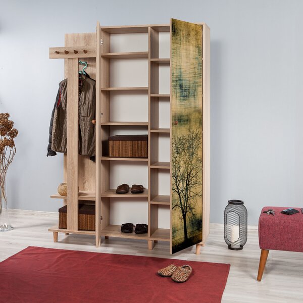 Set mobilier pentru hol Gardin (Stejar sonoma). 1072008