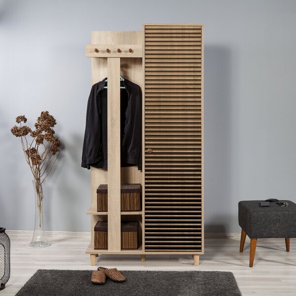 Set mobilier pentru hol Gardin (Stejar sonoma). 1072020