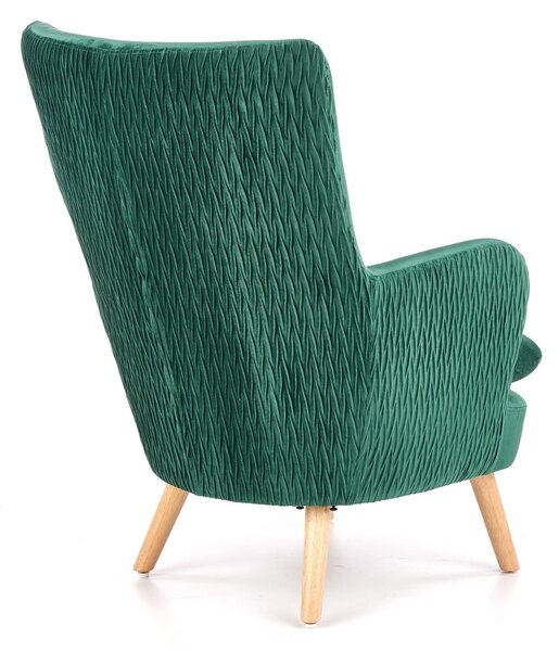 Fotoliu RAVEL, verde, 70x78x100x48 cm