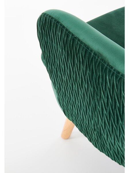 Fotoliu RAVEL, verde, 70x78x100x48 cm