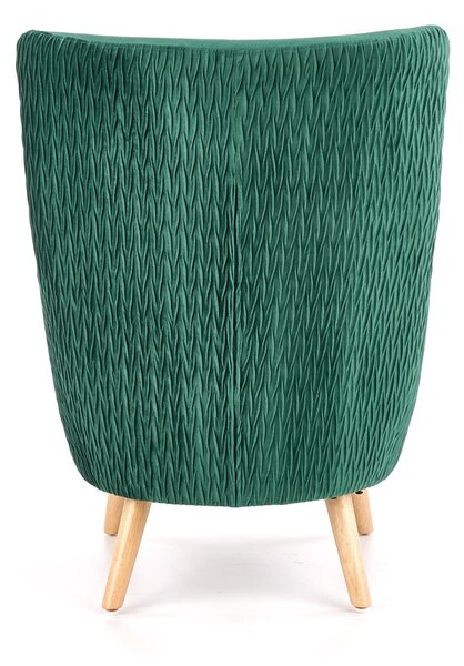 Fotoliu RAVEL, verde, 70x78x100x48 cm