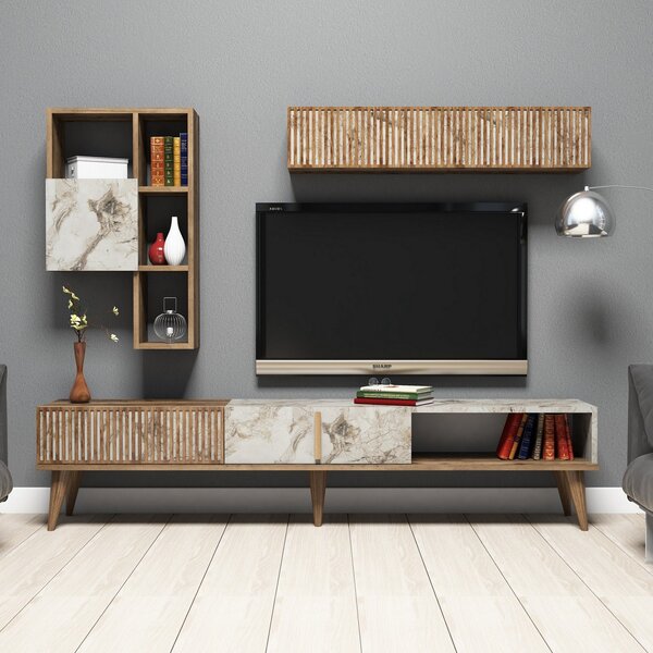 Mobilier living Millano (nuc + alb). 1072225