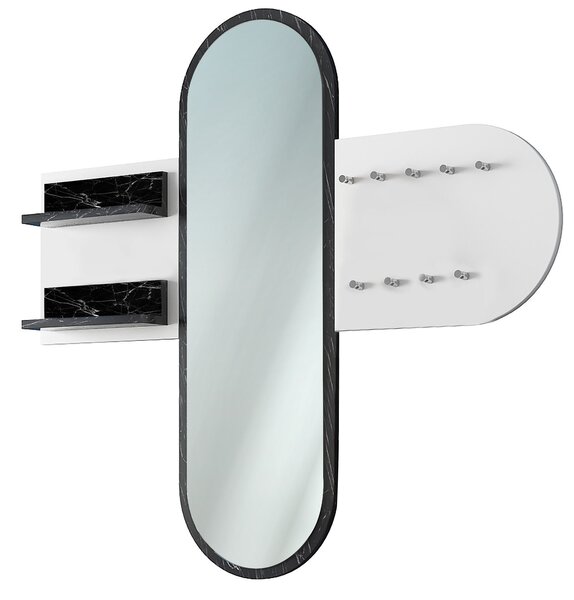 Mobilier hol Pixie 3 (alb) (cu oglindă). 1072344