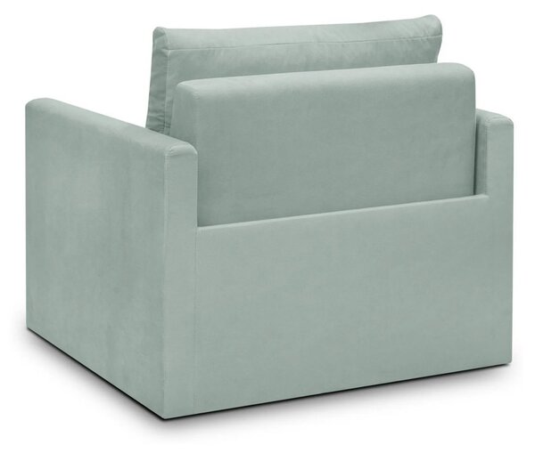 Fotoliu extensibil BUNIO, stofa catifelata verde menta - Modoo 2313, 9