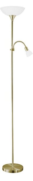 Lampadar EGLO 82844 UP 2 1xE27/60W + 1xE14/25W alamă