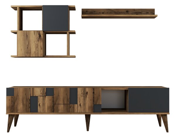 Mobilier living Madryt (Nuc + Antracit). 1072503