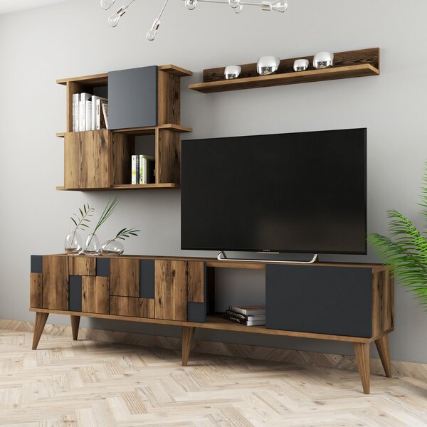 Mobilier living Madryt (Nuc + Antracit). 1072503