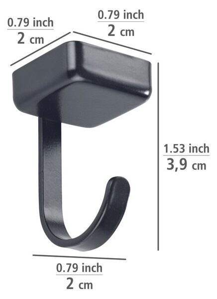Cârlige 6 buc. autoadezive din metal – Wenko