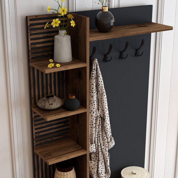 Mobilier hol Valery 4 (nuc + Antracit). 1072519