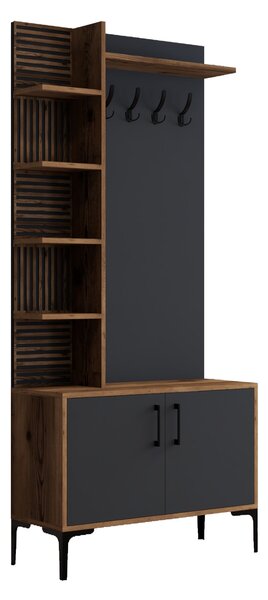 Mobilier hol Valery 4 (nuc + Antracit). 1072519