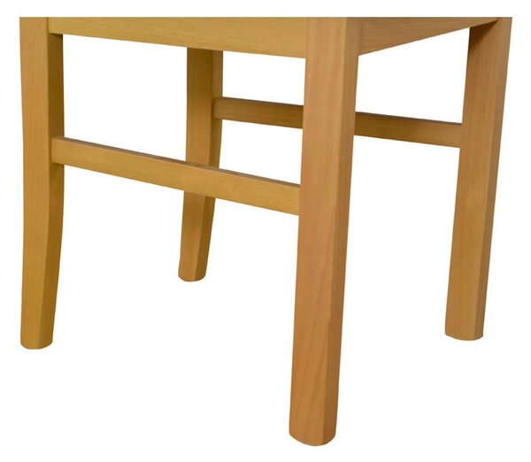 Scaun FILO, stejar auriu/gri, stofa clasica/lemn, 43x50x94 cm