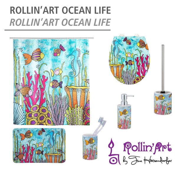 Covoraș de baie din material textil 45x70 cm Rollin'Art Ocean Life – Wenko