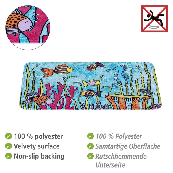 Covoraș de baie din material textil 45x70 cm Rollin'Art Ocean Life – Wenko