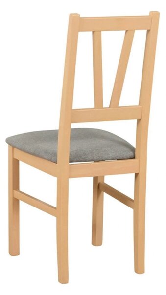 Scaun FILO, stejar sonoma/gri, stofa clasica/lemn, 43x50x94 cm