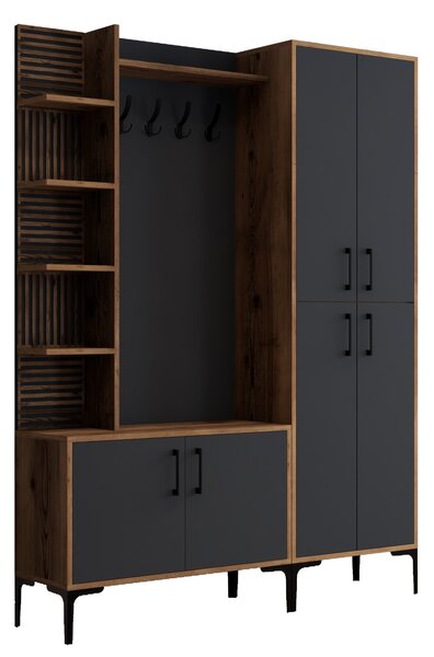 Mobilier hol Valery 5 (nuc + Antracit). 1072523