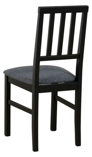 Scaun AREN, gri grafit/negru, stofa clasica/lemn, 43x50x92 cm