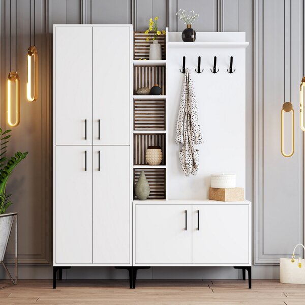Mobilier hol Valery 5 (alb). 1072670