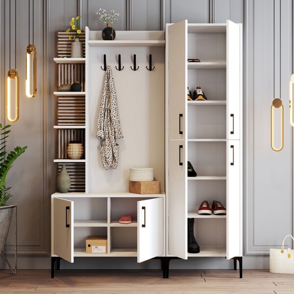 Mobilier hol Valery 5 (alb). 1072670